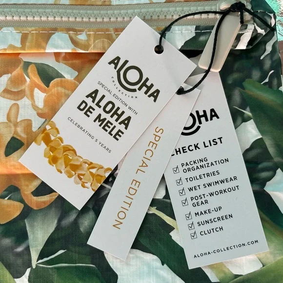 ALOHA Collection by Aloha De Mele Mei Day Mid Clutch/Pouch (NWT) - Picture 12 of 13